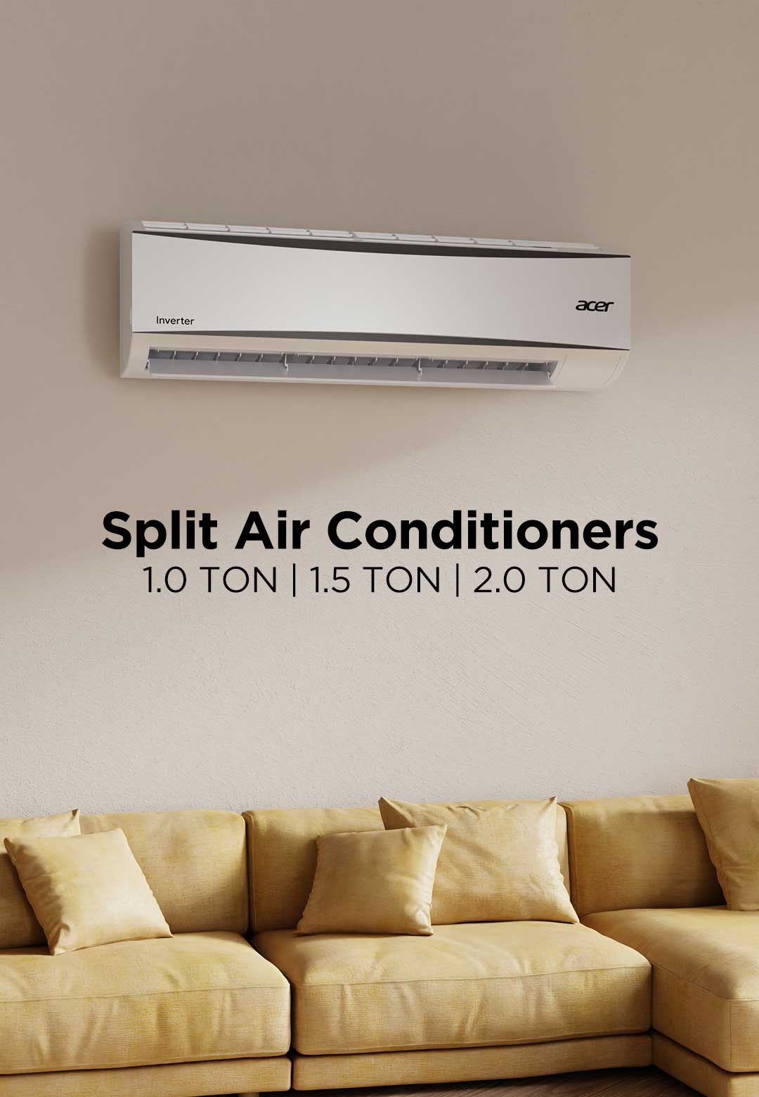 AC - Buy Acer Air Conditioner Online at Best Price in India | inverter AC | Split Air Conditioner | Indkal Technologies.