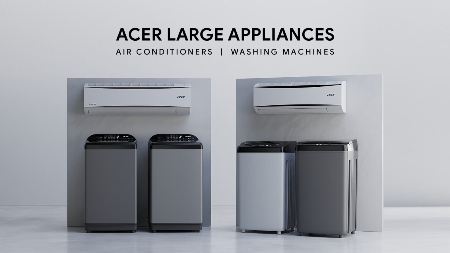 Acer Large Appliances Air Conditioners, Washing Machines Indkal