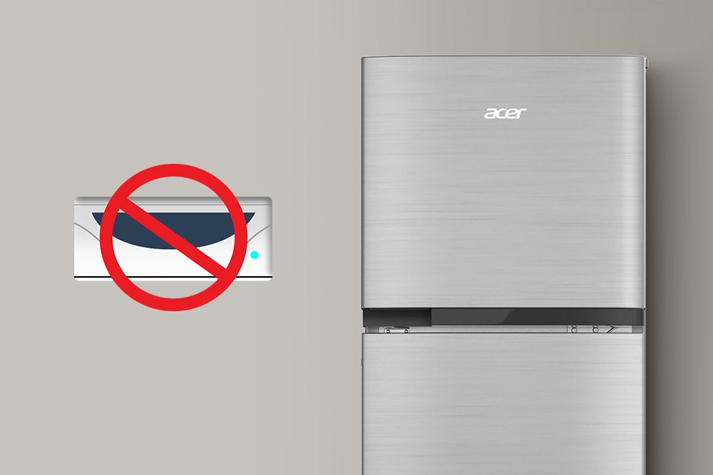 Acer Home Appliances | Acer Large Appliances | Double Door Frost Free Refrigerator | Stabilizer Free | Indkal