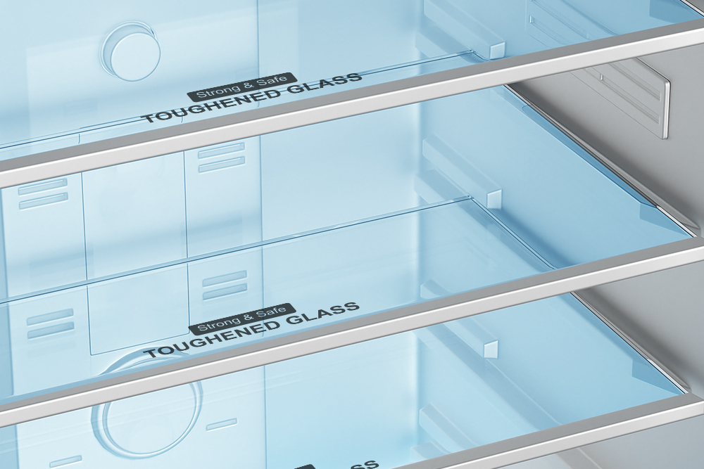 Acer Home Appliances | Acer Large Appliances | Double Door Frost Free Refrigerator | Toughened Glass | Indkal